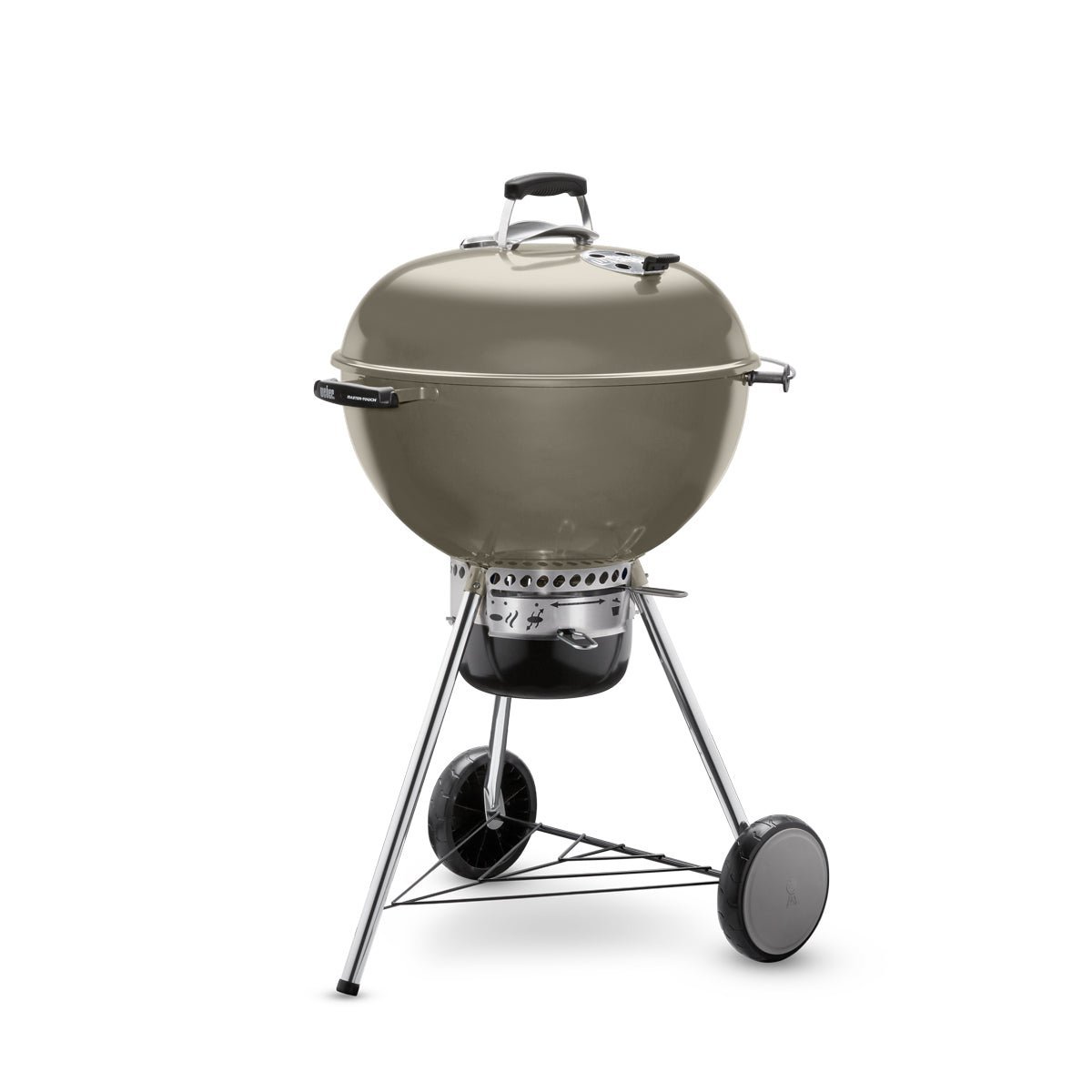 Weber Master Touch GBS C-5750 57cm Charcoal BBQ - Smoke Grey - Free Weber Rapidfire Chimney Charcoal Starter Set Included